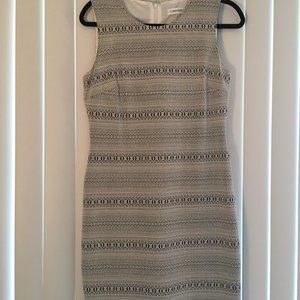 CALVIN KLEIN MULTI TEXTURED DRESS NWOT